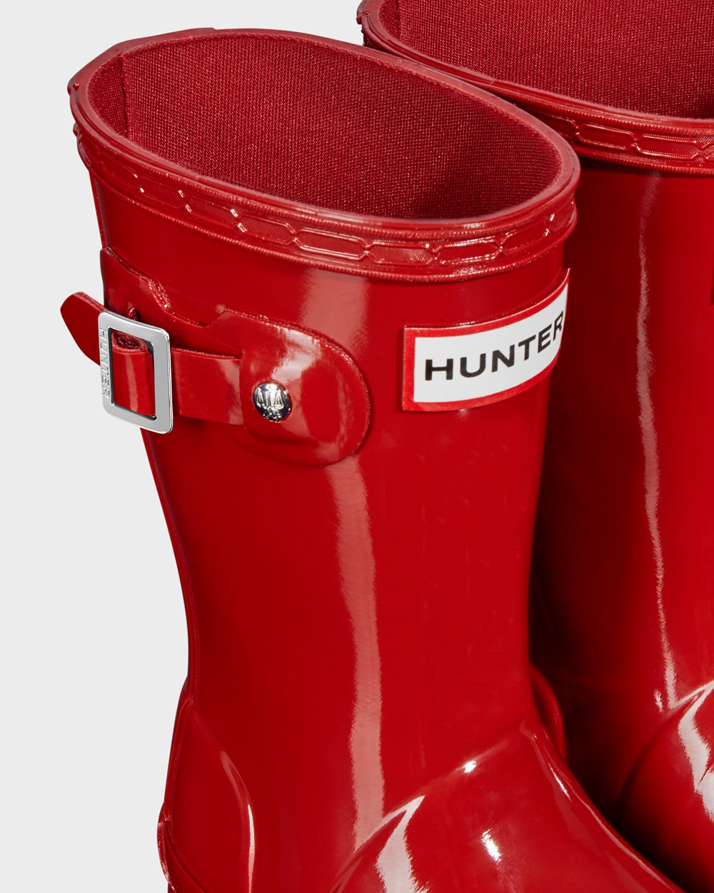 Bottes de Pluie Hunter Original Petits Gloss Enfant Rouge CPMNLDF-07